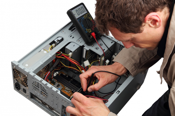Логотип компании ремонт компьютеров в Лесном